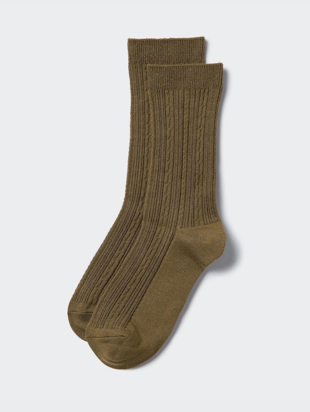 NWT Bundle of 2 Uniqlo Heattech Socks in Olive and Burgundy